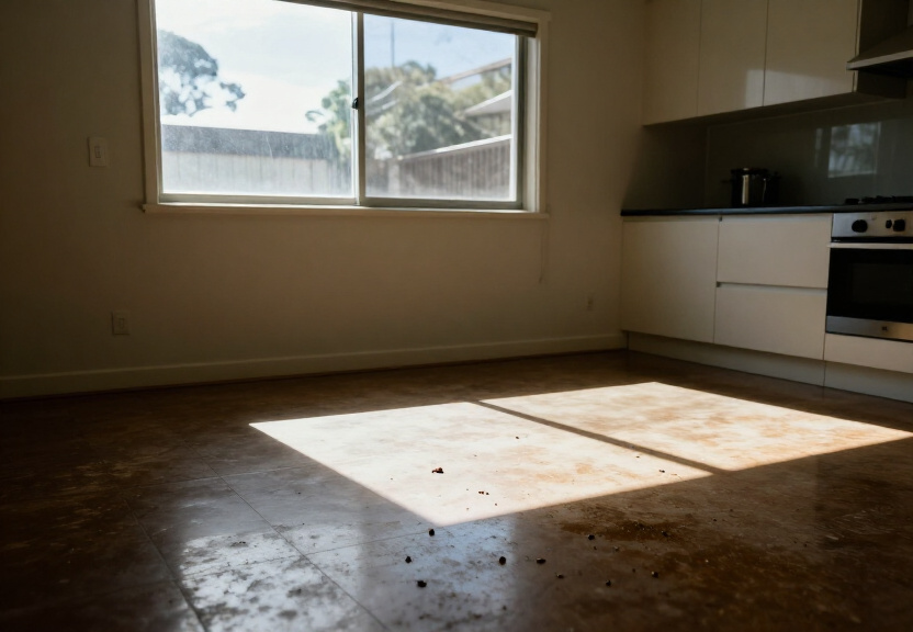 Ant infestation in a Warrawee kitchen before treatment